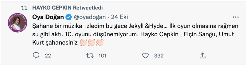 jekyll and hyde muzikali ilk oyunu ile begeni topladi